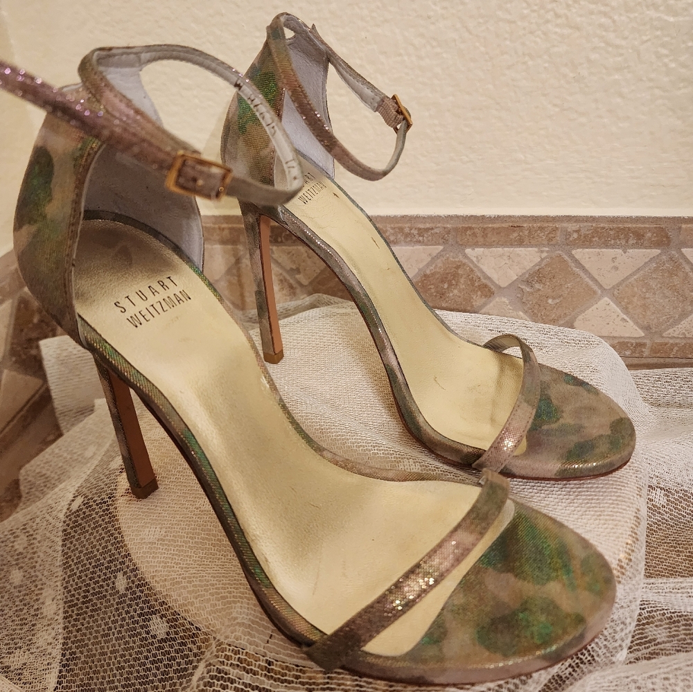 Stuart Weitzman Iridescent Colors Heels
